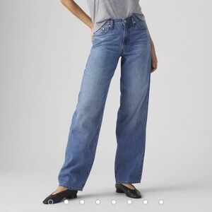 Levi's Premium Baggy Dad Jeans 30 Linen Lightweight